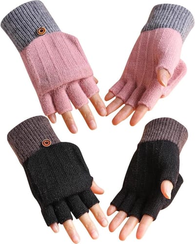 Allecta - Vingerloze handschoenen voor vrouwen - Thermische winterhandschoenen - Skiën, fietsen, hardlopen