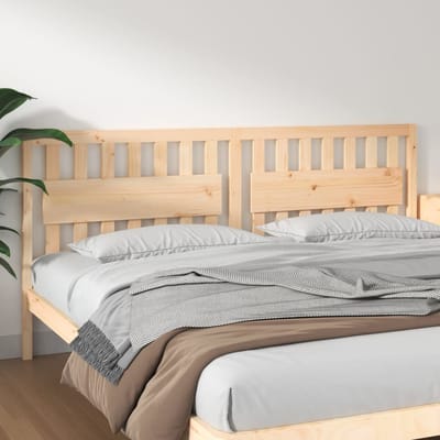 vidaXL - Hoofdbord - 205,5x4x100 - cm - massief - grenenhout