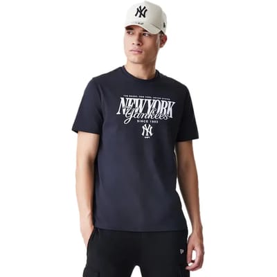 T-shirt New York Yankees MLB Reg Script GRPHC