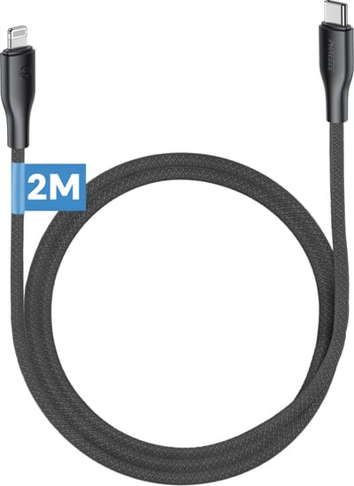 Laadsnoer geschikt voor iPhone - Oplader met geschikt voor Lightning naar usb C kabel - Snellader - 2 meter