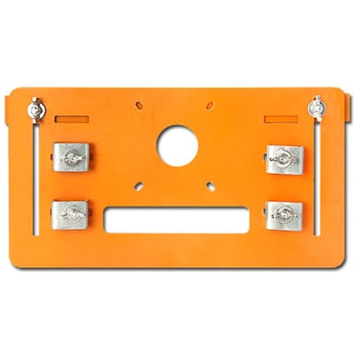Machine de découpe multifonctionnelle, plaque de Base, coupe plate à 90 degrés, coupe diagonale à 45 degrés, adaptée à 4 150mm orange