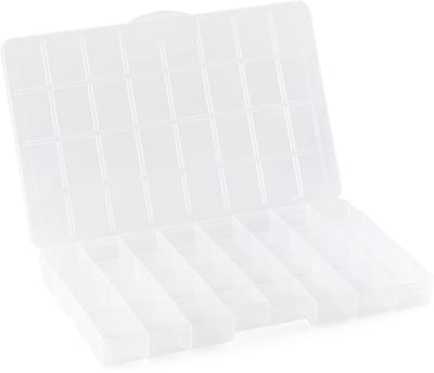 Vaessen Creative Opbergbox – Opbergdoos met Deksel 34,7 x 21,8 x 3,5 cm - 32 Vakjes