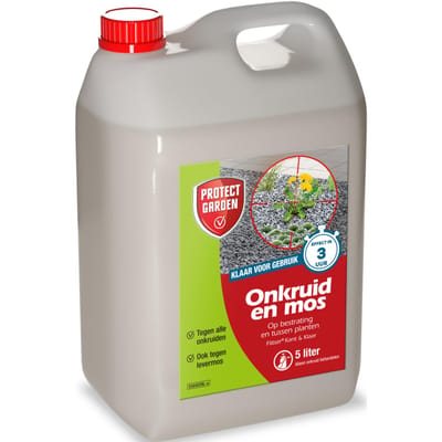 Protect Garden Flitser Onkruidverdelger Kant-en-Klaar – Onkruidverwijderaar voor terras, oprit & tuinpaden – 5 liter – Snel onkruidbestrijden