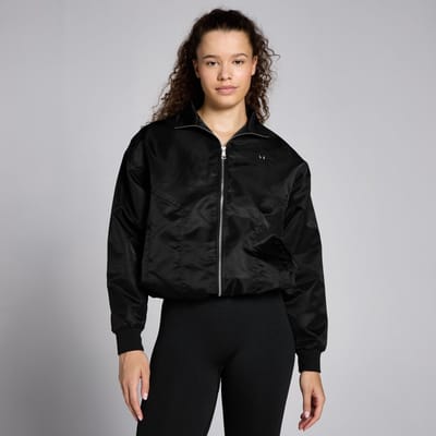 MP Lifestyle bomberjack van nylon voor dames - Zwart - L