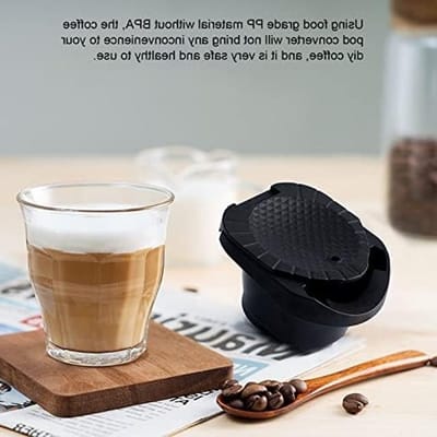 Herbruikbare Koffiecapsule Adapter voor Koffiemachines, Eenvoudig Schoon te Maken, Ideaal voor Thuis en Kantoor, Duurzaam en Milieuvriendelijk
