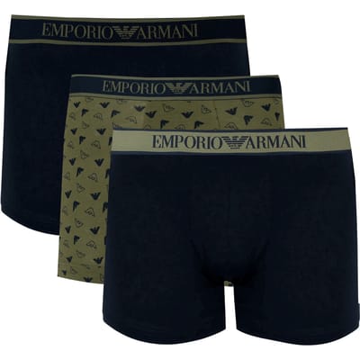 Emporio Armani Boxershorts 3 Pack Mannen groen