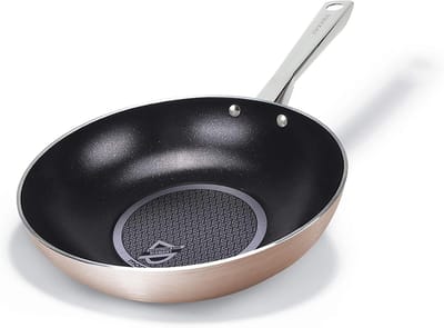 Wokpan 28 cm Diamant Anti-aanbak Ø 28 cm - Geschikt voor Inductie