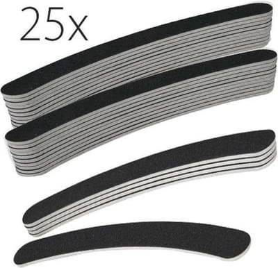 KELERINO. Boomerang Nagel Vijlen 25 stuks - #100/180, zwart