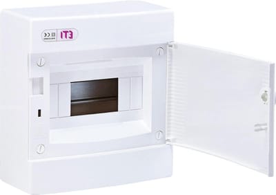 Zekeringkast - Distributiebox Groepenkast - Orde Creëren - Stofdicht IP40 - Tot 8 Modules - Wit