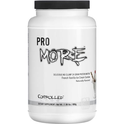 Controlled Labs, Pro More, Matrice Protéinée, Glace Vanille Française Sundae, 1,98 lb (900g)