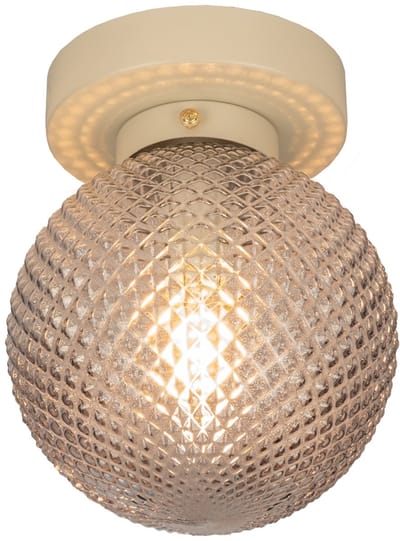 Lumidora Plafondlamp 75275 - Plafonniere - MANTUA - E14 - Beige - Zand - Metaal - Badkamerlamp - ⌀ 15 cm
