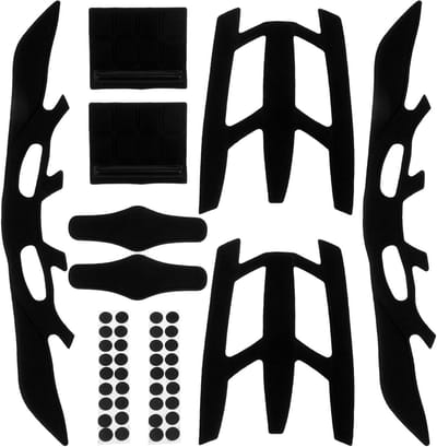 Fietshelm Pads - Universele Kussens - Comfort Verbeteren - Zelfklevend Schuim - 2 Sets - Zwart