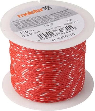 Metselaarskoord 100 m - Ø 2,0 mm - Scheurvast en Knoopvast - Perfect voor Bouw en Tuin
