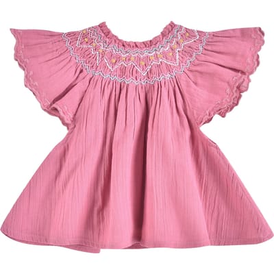 Louise Misha Blouse Flore Raspberry Maat: 6M | Overhemden Outlet | Unisex | Roze