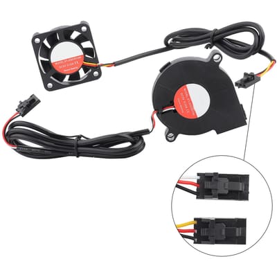 DC Ventilator Turboventilator Kit 3D Printer Accessoires Elektrische Onderdelen 5V voor Prusa i3 MK3 3S MK2 2.5 5V black