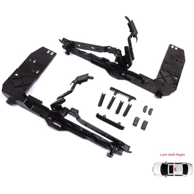 BSR23-1 Kit de réparation de glissière de toit ouvrant à angle de levage avec plaque de connexion pour Mercedes W124 S124 C124 190 W201 1247800512 1247800612