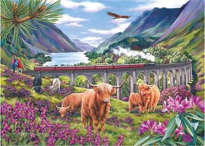 House of Puzzles legpuzzel Glenfinnan Ladies 1000 stukjes puzzelspel.