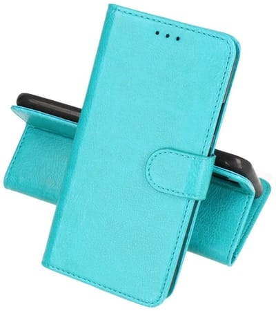 Hoesje Geschikt voor Samsung Galaxy A20s - Kaarthouder Book Case Telefoonhoesje - Groen