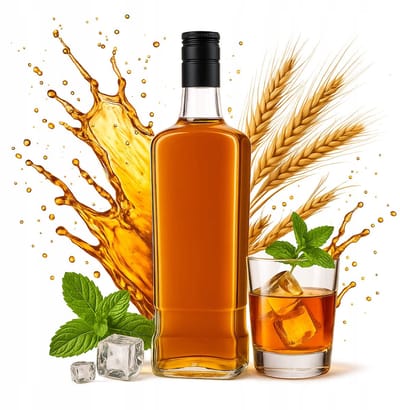 Bimberek JACK WALKER - Glazen Fles - 700ml - Voor Whisky - Met Dop