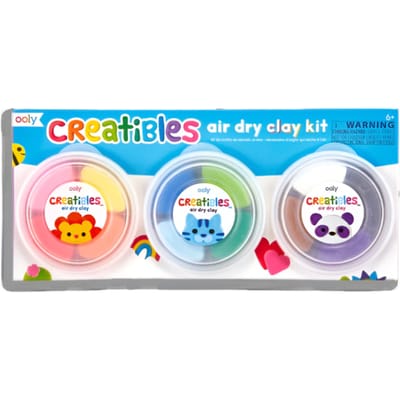 Ooly - Creatibles - Mini air dry clay kit - 12 Kleuren
