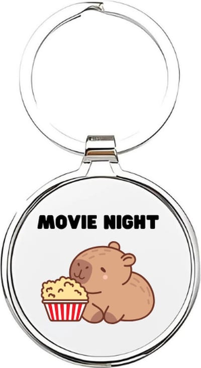 Akyol - Capybara Sleutelhanger - capybara - Dierenliefhebbers - Capybara - dierentuin - dieren - dierendieren - cadeau voor een dierenliefhebber - zoogdieren - dieren uit de jungle - 4 x 7,5 CM