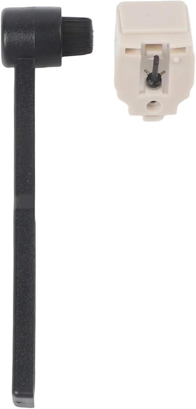Platenspeler Naald - Stylus Vervanging - Muziek Luisteren - Conische Emery Punt - 12 gram - Wit
