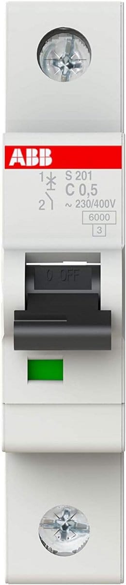 Miniatuurautomaat C-karakteristiek 0.5A 1-polig - Overbelastings- en Kortsluitbeveiliging