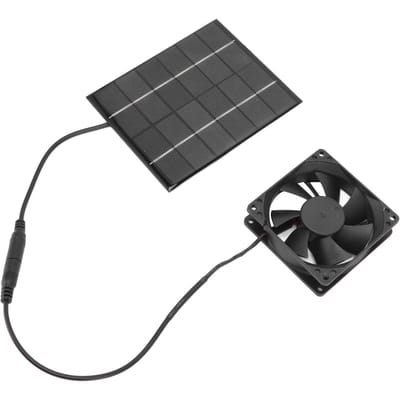 Zonnepaneel Ventilator Afzuiglucht Ventilatie Warmteafvoer Gereedschap voor Kas Schuur
