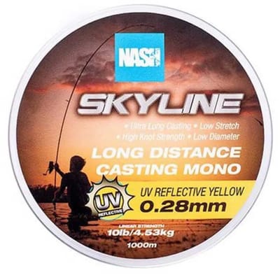 Nash Highline 1000 M Monofilament Transparant 0.260 mm