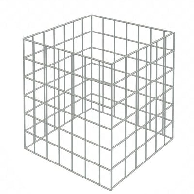 bladkorf 50x50x50 cm incl tang en ringen.