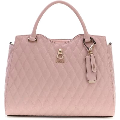 GUESS handtas schoudertas Tamara Satchel Light Pink roze