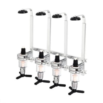 Dailygoody - Wandmontage fleshouder - Drankdispenser - Roestvrij