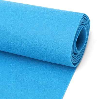 Dailygoods- Viltmat 1 mm dik - Viltstof voor knutselen - Duurzaam vilt - Doe-het-zelf projecten - Slijtvast materiaal - Hemelsblauw