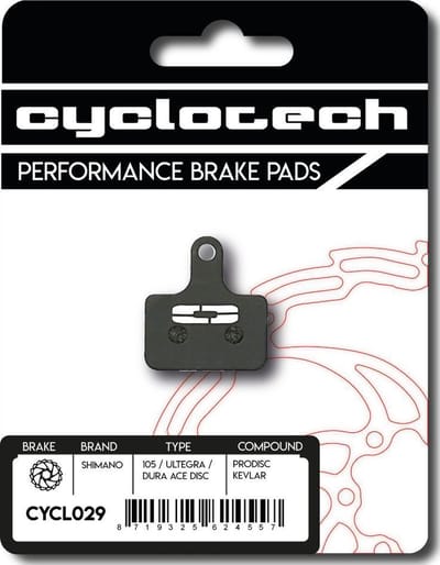 Cyclotech Prodisc Kevlar remblokken voor Shimano GRX - Ultegra - Dura Ace - XTR