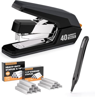 Bureaunieter - Nietmachine - Papier Snel Nieten - Moeiteloos 40 Vellen - 40-50 Vellen - Zwart