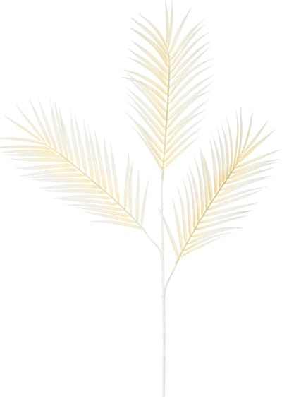Easyplants | Kunsttak Varen Groot 101 cm wit | Zijde | Nepbloemen | wit | Onderhoudsvrij | Kant-en-klaar