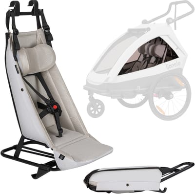 Lionelo Cama Wandelwagenhangmat – Baby Hangmat voor Wandelwagen Lionelo Cama – 1–10 Maanden (tot 10 kg) – Ademend Dri-Seat – 5-Puntsgordel – Hoofdsteun & All-Season Voetenzak – Opvouwbaar – Alleen voor Cama