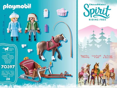 Winterse Slee Vanaf 4 Jaar Meerkleurig 23 x 75 x 8 cm - Dreamworks Spirit