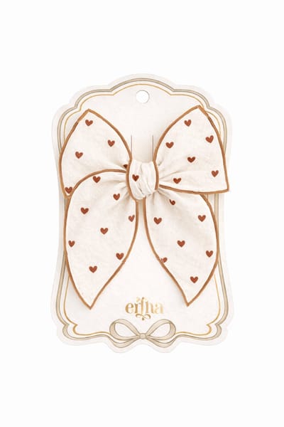 Mrs Ertha Fable Haarclip met Strik - Tiny Hearts