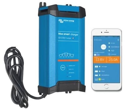 Slimme Auto Acculader 12V 15A met Bluetooth - Trickle Charger voor Auto, Motor, ATV, RV, Lithium en Diepe Cyclus Accu's