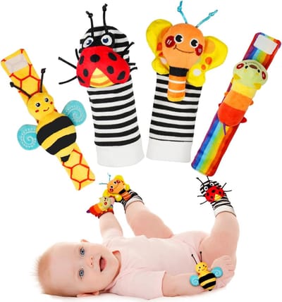 REN® Baby Speelgoed 3 Maanden - Baby Speelgoed- Veelkleurig- 19cm x 10cm x 5cm