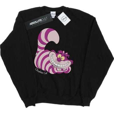 Disney Heren Alice In Wonderland Cheshire Cat Sweatshirt (Zwart)