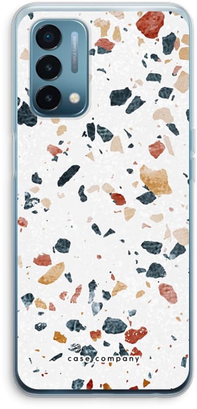 Case Company® - Hoesje geschikt voor OnePlus Nord N200 5G hoesje - Terrazzo N°4 - Soft Cover Telefoonhoesje - Bescherming aan alle Kanten en Schermrand