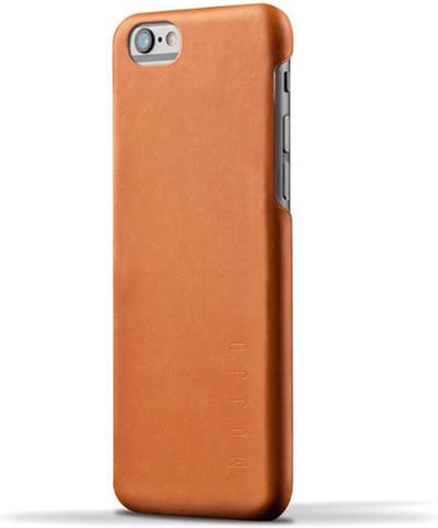 Mujjo Lederen Hoesje Apple iPhone 6(S) Plus Bruin