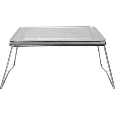 Ultralichte Draagbare Ti Mini Vierkante Tafel Veelzijdige Opvouwbare Tafel Camping BBQ Grill Picknicktafel