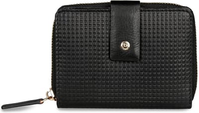 bugatti portemonnee Noemi Lady Zip Around Wallet Black zwart