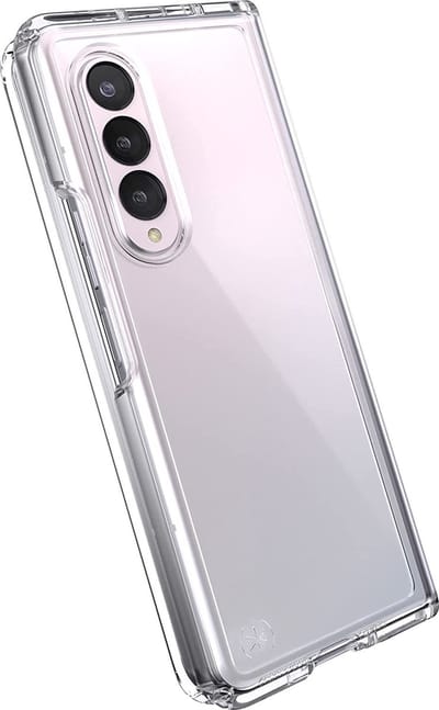 Samsung Z Fold 3 Hoesje Siliconen Shockproof - Samsung Galaxy Z Fold 3 Transparant Shockproof cover - Samsung Z Fold 3 Case Anti Shock hoesje