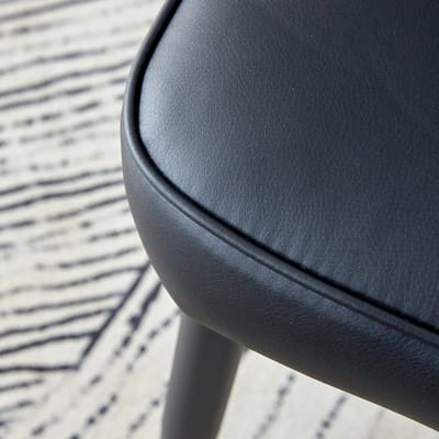 MODENUIT Tafel- en Stoelset - Ronde Bijzettafel 60 cm - 2 Stoelen - Voor Woonkamer En Eetkamer - MDF - Zwart
