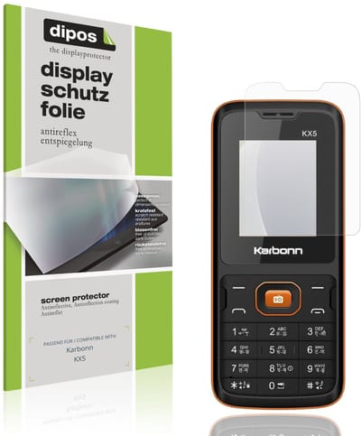 dipos – 4x Matte Beschermfolie geschikt voor Karbonn KX5 | Krasbestendige & antireflecterende Screenprotector Ultra-Thin