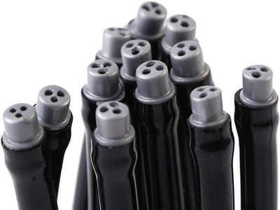 Verstelbare Tuinsproeier met 3 Armen, Ideaal voor Efficiënte Irrigatie, Geschikt voor 1/2 en 3/4 Inch Aansluitingen, 2 Stuks, Duurzaam ABS en PVC